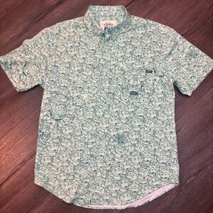 Disney Pixar Toy Story RSVLTS Men's M Crane Escape Short Sleeve Shirt Button Up